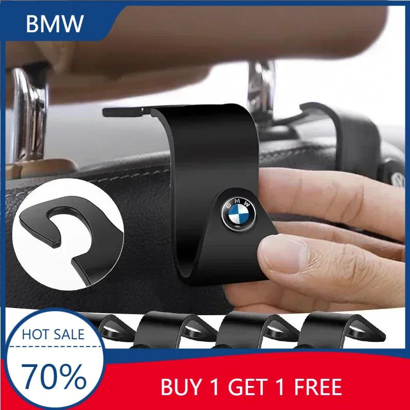 X5 X6 2025 New For BMW 1/2Pcs Auto Seat Headrest Hook Storage Hanger For BMW M M3 M5 F10 F30 F20 E28 E30 E34 E36 E39 E46 E91 Per