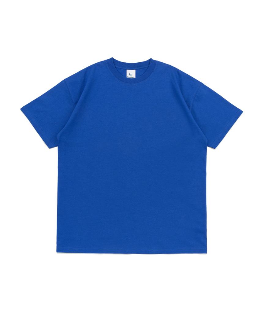 Leukeoseuteom Базовая однотонная футболка с коротким рукавом 18S (Ocean Blue)