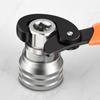 Adjustable Hex Screwdriver Universal Sleeve Torque Ratchet Adapter Head Spanner Socket Wrench