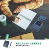 Семейный кожаный футляр для перьевых ручек Contact с магнитной перегородкой, вмещает 6 ручек, большая вместимость (синий)