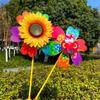 Raise Double Layered Colorful Butterfly Dance Windmill  Outdoor Party Picnic Decor