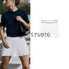 Spring New Women's Clothing Ruched Decorative High Waist Wide Pleated Refined Stylish and Versatile Casual Culottes 1165025