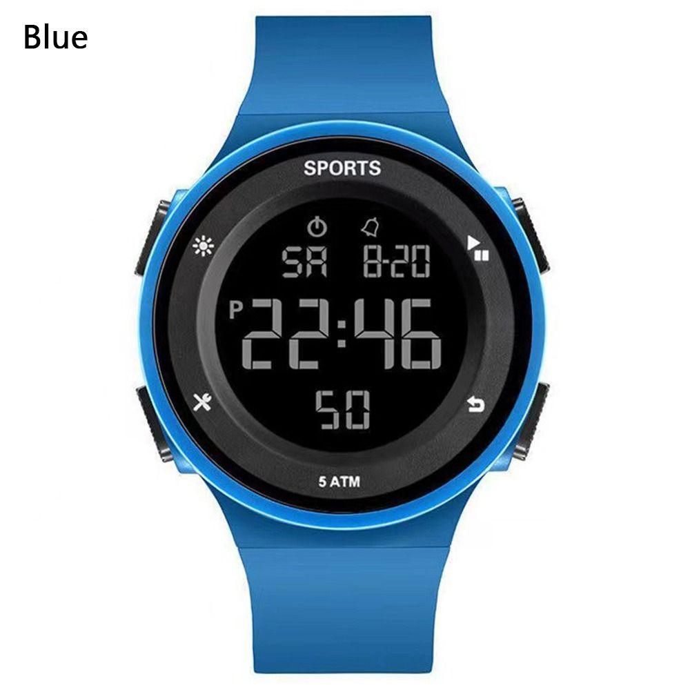 Электронные часы с большим циферблатом, повседневные светодиодные цифровые наручные часы, высококачественные часы для пары, для спорта на открытом воздухе