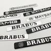 3D Metal Badge Stickers Decal Accessories For Mercedes Benz AMG Brabus Maybach W206 W204 W205 W212 W213 W221 W222 W223 W251 W464 AF1