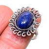 Lapis Lazuli Handmade 925 Sterling Silver Jewelry Ring Size 8 Y7c63