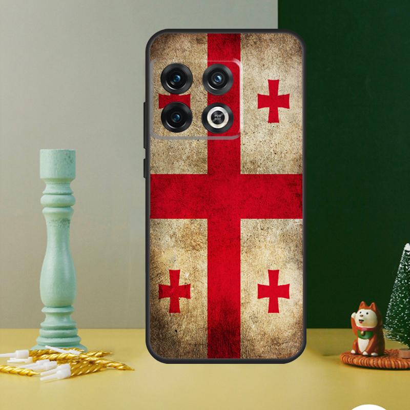 Georgia Flag Case For OnePlus Nord CE 4 2 3 Lite N20 N30 9 10 Pro 8T 9RT 10T 10R 12R 13R 11 12 13 Cover