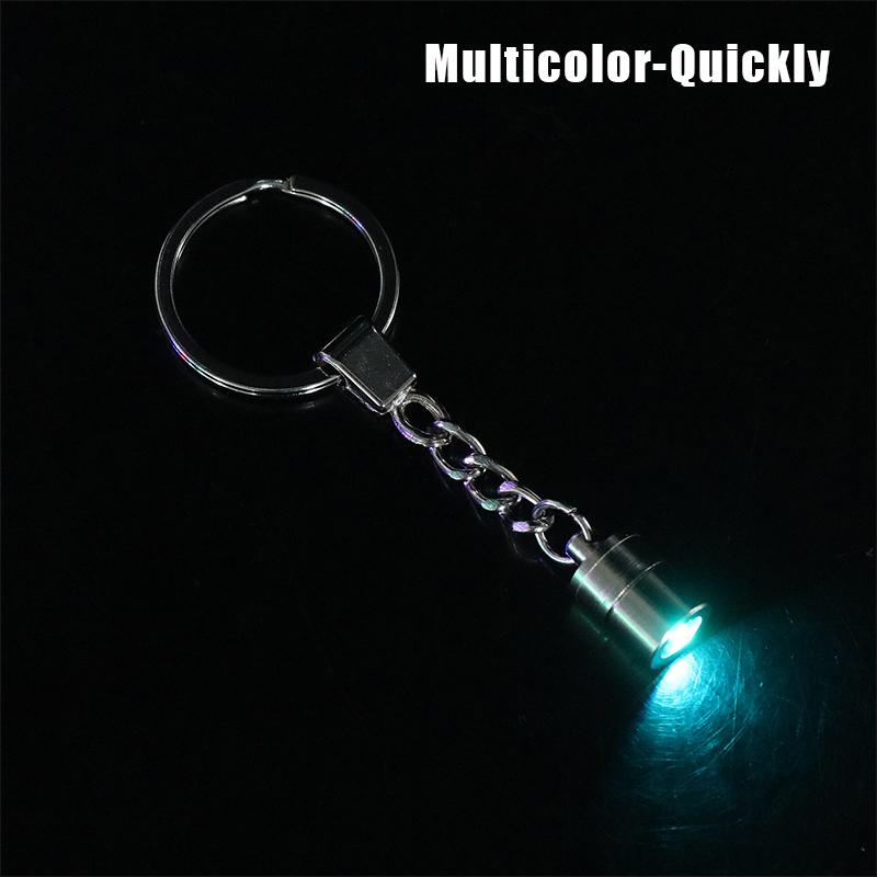 1 шт. брелок-подвеска, светодиодный светильник, подвеска, кошелек, ошейник, фонарик для собак, сумка, брелок, мини-аварийные фонарики