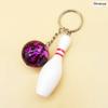 New Design Bowling metal Keychain Car Key Chain Key Ring Sports Keyring pendant For Man Women Gift #1-17164