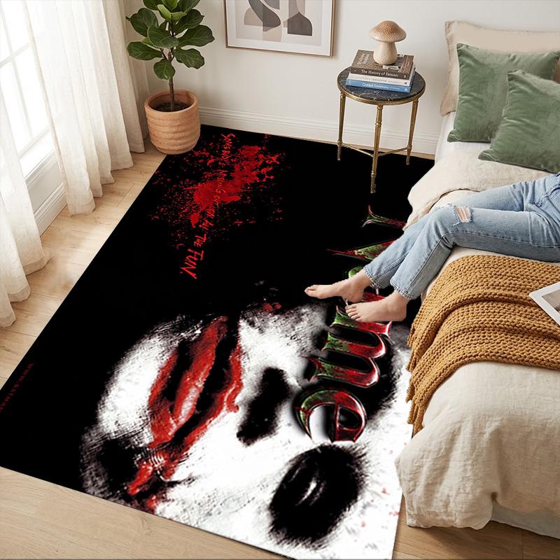 Custom Name Joker Theme Gamer Carpet Rug for Bedroom Living Room Home Sofa Decoration,Office Home Decor Game Large Decor Floor Mat
