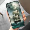 Sailing Pirate Ship Boat Case For Xiaomi 14 Ultra 11T 12T 13T Pro 12 13 Lite POCO F6 Pro M6 X3 X5 X6 M5s F3 F5 Cover