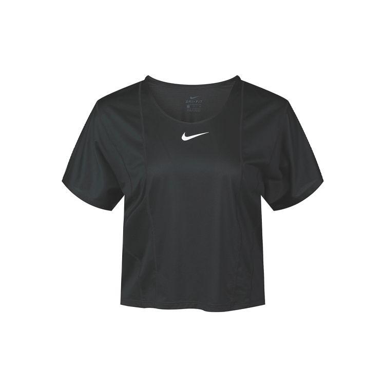 Nike Icon Clash City Sleek Running Top Футболка с коротким рукавом Женские топы Черный CU3033-010