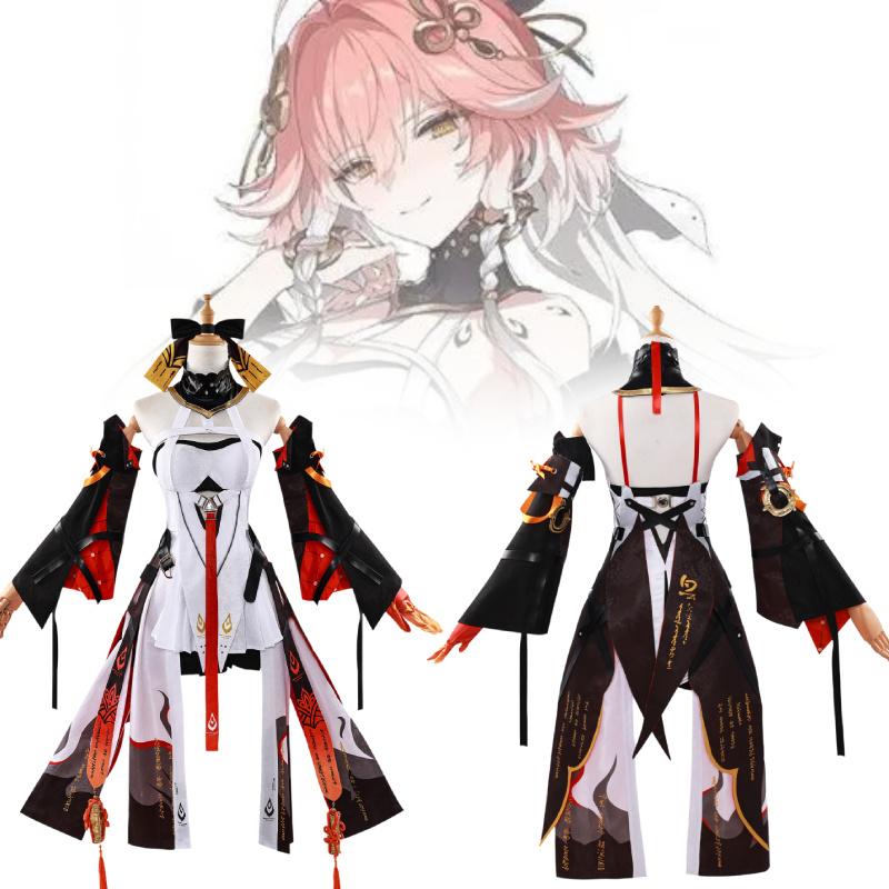 Милый и свежий костюм для косплея Лонг Ли, в комплекте с париком и обувью, для поклонников аниме