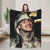 Плед Lil Peep Love Warm Плед для путешествий американского рэпера Плюшевое постельное белье Мягкие пледы для дивана и кровати Фланелевое покрывало Чехол для дивана-кровати