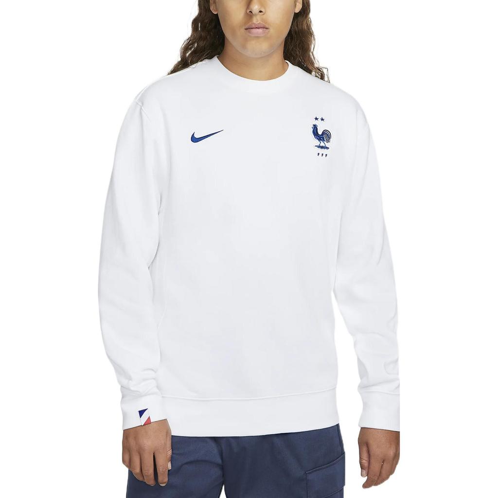 Nike Sweatshirts Men's White Crew Neck Moderate Regular DH4980-100