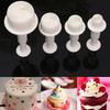 Baking Tool Plastic Round Circle Biscuit Sugar Plunger Fondant Craft Decor Cookie Cake Cutter Mold