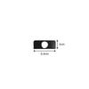 Glossy Piano Black Interior ECON Button Panel Cover Trim For Honda Accord