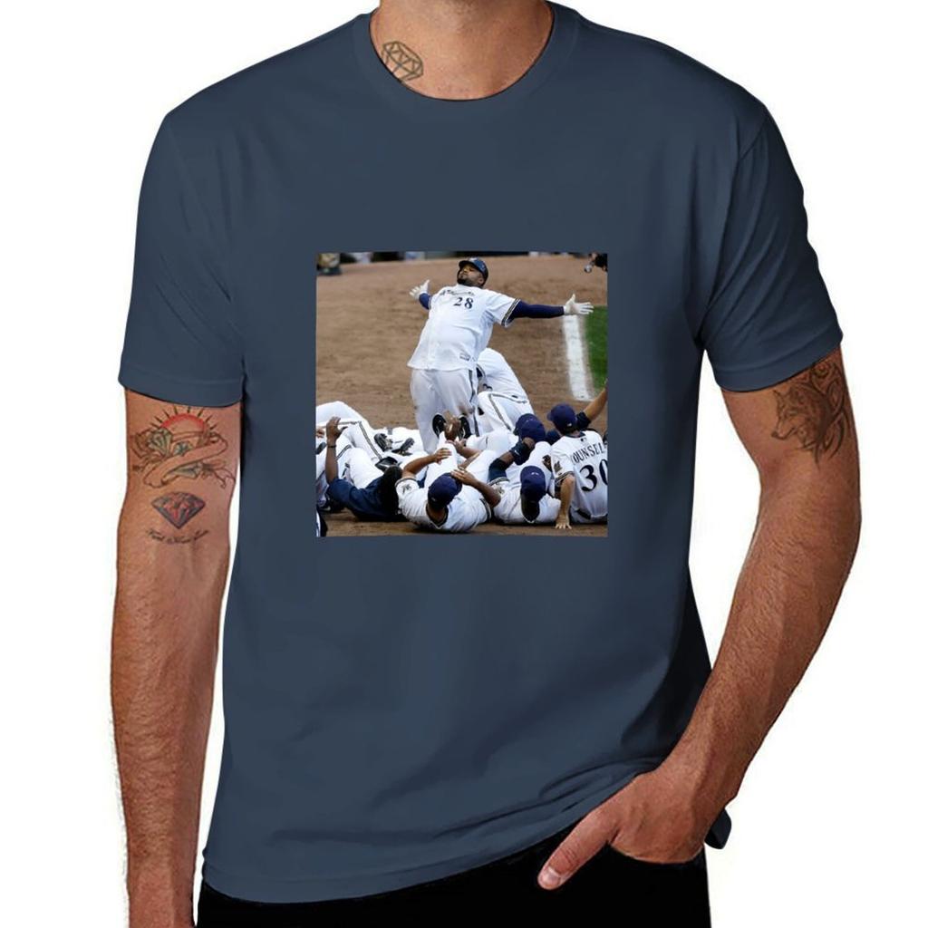 Prince Fielder Celebration TShirt Sun Block Outdoor TShirt