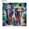 Full Diamond Painting Animal Cross Stitch Diamond Embroidery Mosaic Elephant Needlework Gift Home Decor Handicrafts