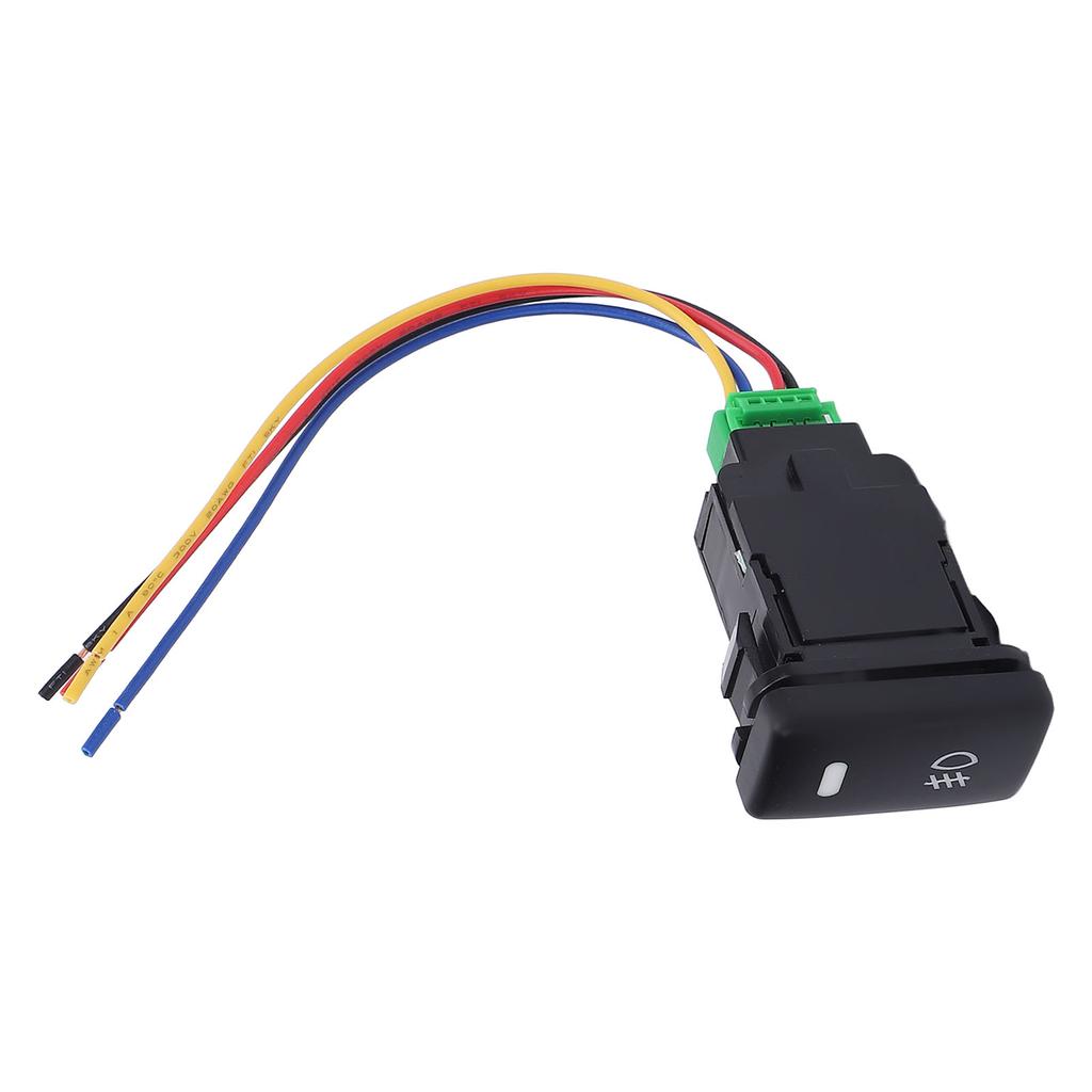 4-контактный кнопочный переключатель 12 В со светодиодной подсветкой для противотуманной фары, ДХО, светодиодной панели