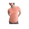 Dri-Fit Стильная Минималистичная Красивая Однотонная Футболка с Коротким Рукавом Обычного Кроя Женские Топы Бежевый Агат FN2799-844