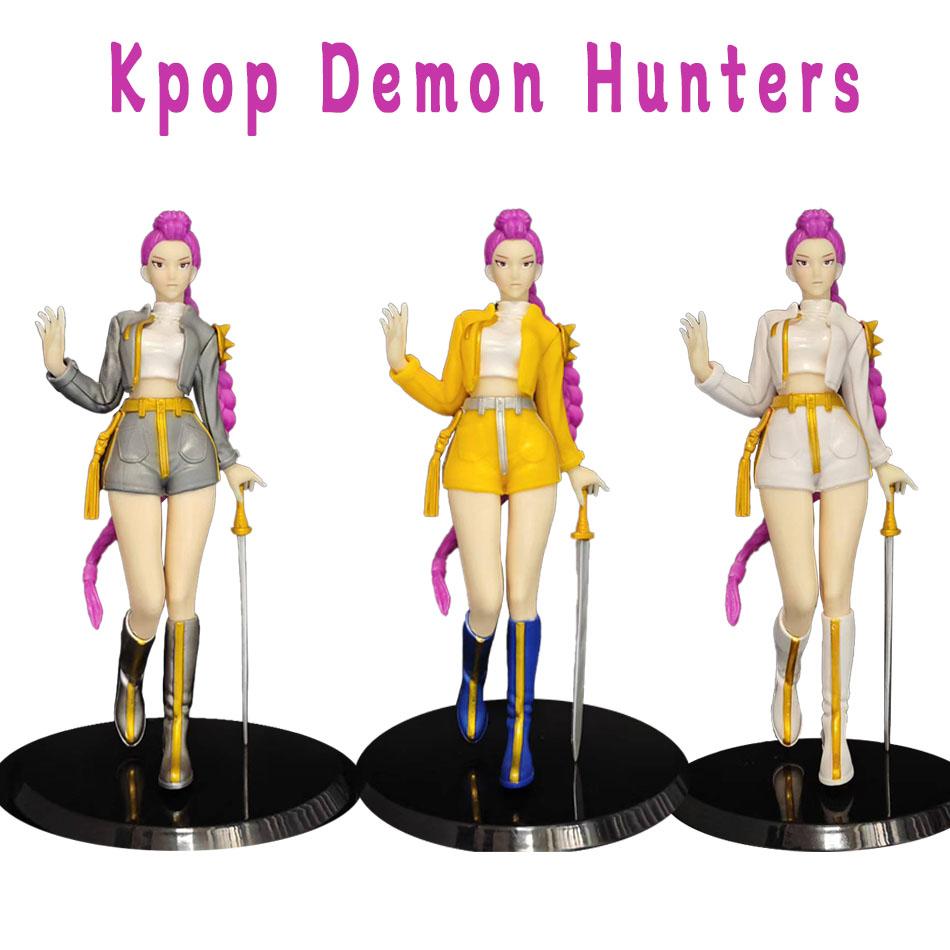 Новая K-pop Фигурка Коллекционная Модель Охотники на Демонов Руми Настольное Украшение Модный Модель Настольный Орнамент Милые Рождественские Игрушки