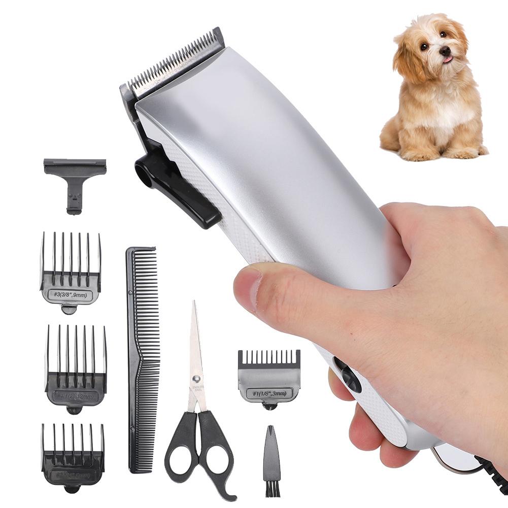 Профессиональная электрическая машинка для стрижки домашних животных, триммер для шерсти собак и кошек, инструменты для ухода за волосами, вилка европейского стандарта, 220 В