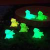 10PCS Mini Lizards Glow At Dark Lizard Vivarium DIY Accessories Mimiature Figurines Fairy Garden Decoration Kawaii Animals