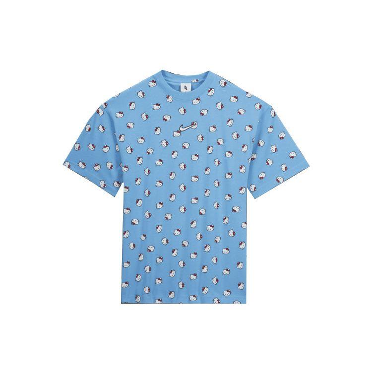 Nike X Hello Kitty T-Shirt (Asia Sizing) Blue Men Streetwear DR5520-412