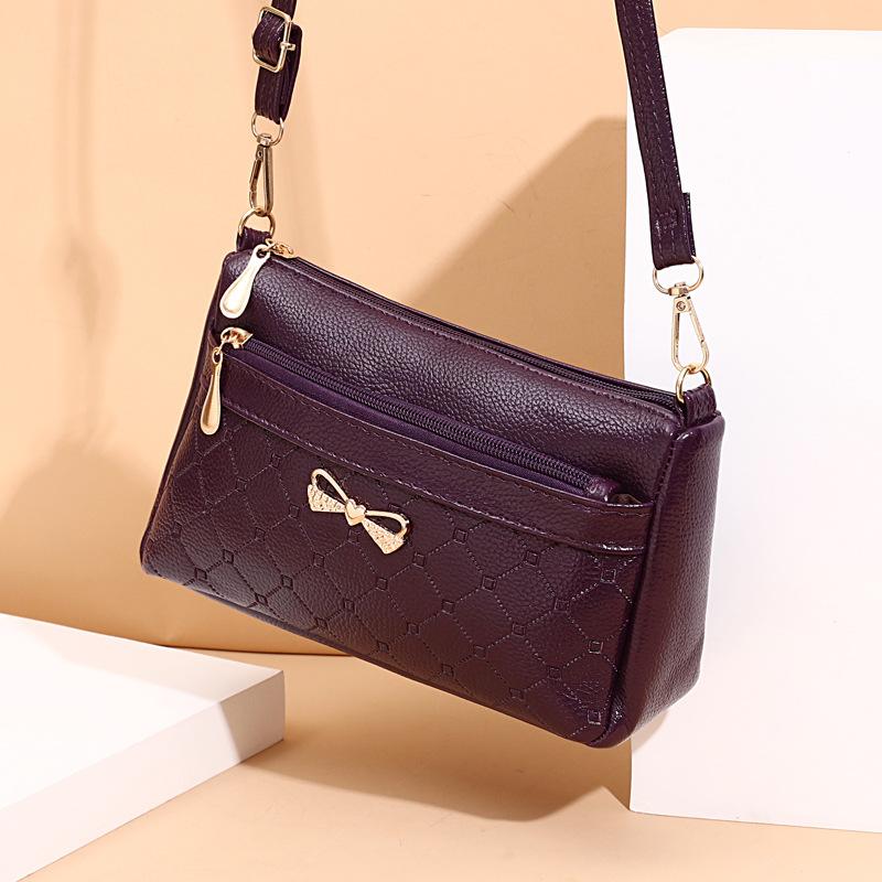 Модная женская сумка из искусственной кожи с бантом, маленькая сумка через плечо, сумка через плечо высокого качества