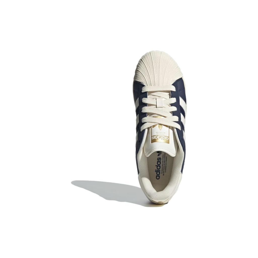adidas Superstar XLG Night Indigo Кремовые Белые женские кроссовки Blue Gum ID5699