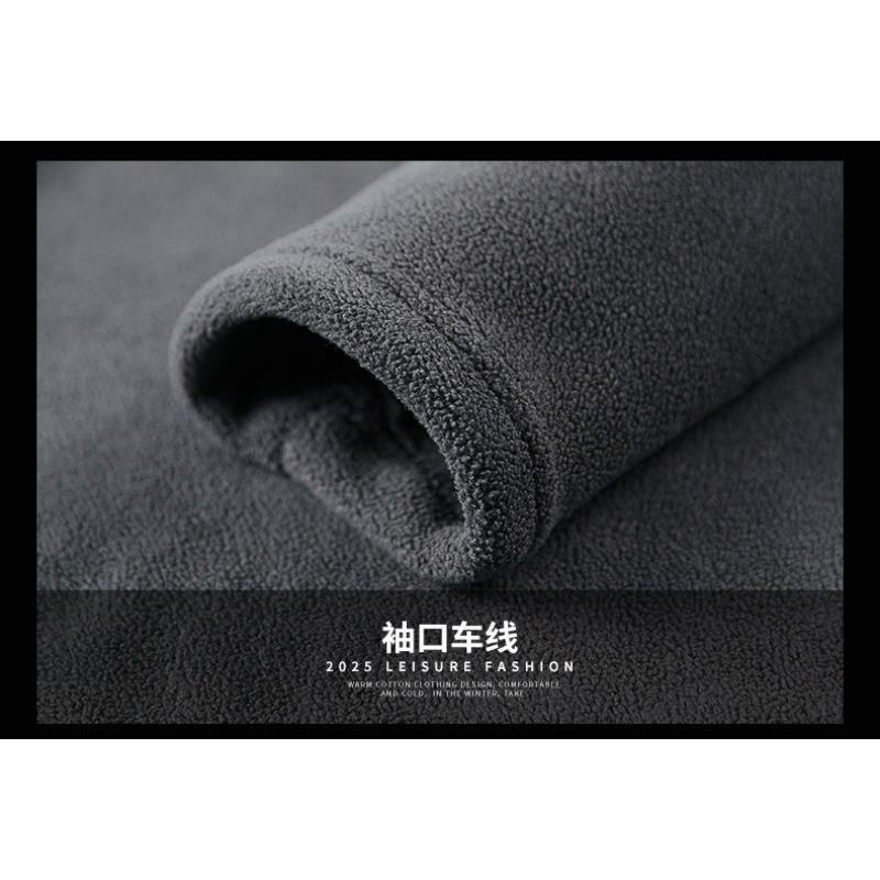 Men S Fleece Long Sleeve Pullover Sweatshirt Jacket