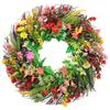 Wreath Decoration Simulation Plastic Aquatic Plant Wreath, Home Decoration Wreath Door Hanging Plastic Vine