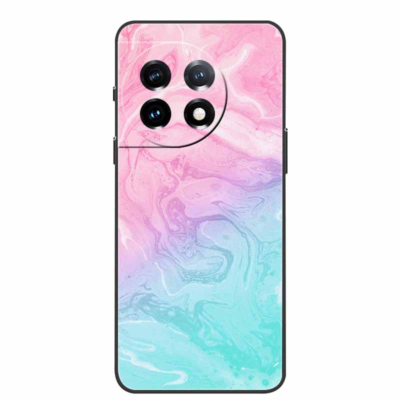 Чехол для One Plus 11 Мраморная текстура гранита Каменные текстуры Чехлы для телефона для Oneplus 11R Ударопрочный Мягкий чехол для Oneplus11 5G Силиконовый