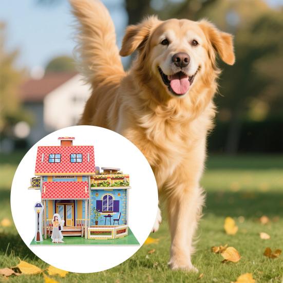 Pet Memorial House Environmentally Friendly Realistic 3D Pet House Replica of
