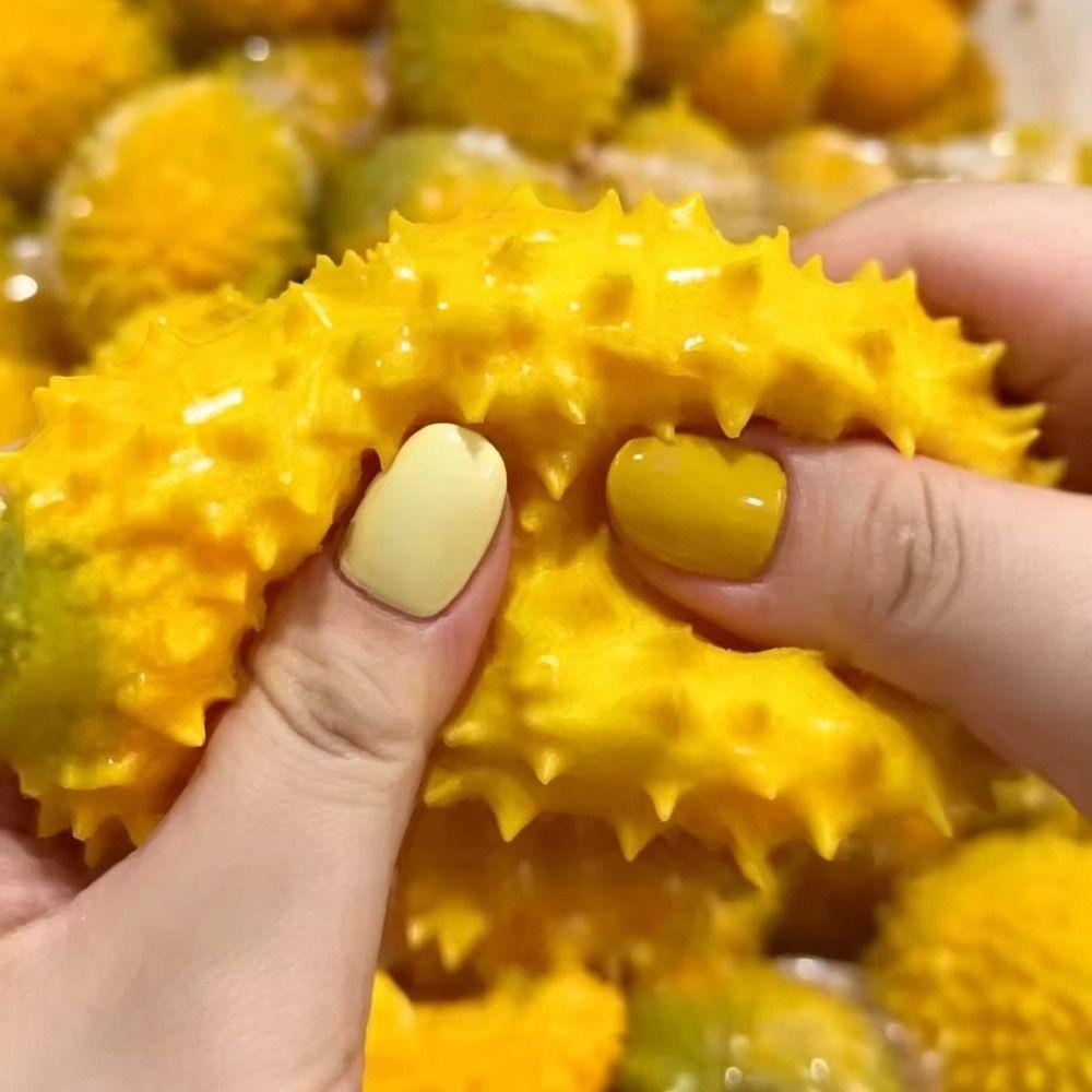 Shapeable Durian Squishy Finger Relax Blocks Filled Squishy Creative Crunchy Squishy Students
