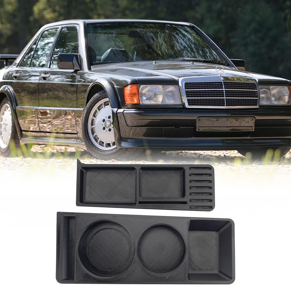 Car Cup Holder ABS For Mercedes W201 190E Double Coffee Beverage Cup Holder