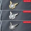 3D Metal VOLVO Car Emblem Sticker V Shape Auto Badge Decal Fender Decor For Volvo XC60 XC90 S60 S90 XC40 V60 V90 S80 V40 C40