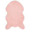 Non slip Artificial Rabbit Fur Rug OLITE Pink