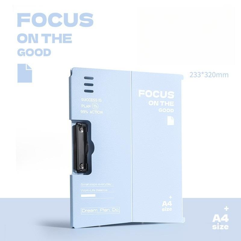 Vertical Board Clip A4 Folder Board Clip Writing Pad for Students to use for Paper Storage and Writing Board Organization