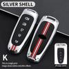 5 Buttons Car Remote Control  Key Case Cover Shell Fob For Ford Escape Focus C Max Kuga Edge Explorer Taurus Keyring Accesories