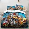 Картонный Набор Постельного Белья Thundercats Король Шет Твин Двуспальный Детский Набор Постельного Белья Микрофибра Или Полиэстер Мягкий с Мягкой Тканью Комплект Пододеяльника Домашний Текстиль