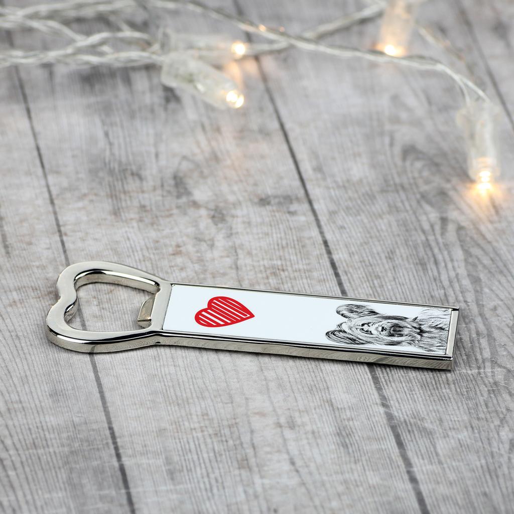 Silky Terrier – Bottle opener with a dog, personalized fridge opener | Art-Dog