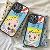 Кавайи O-OSAMU-G-GOODS Милый чехол для телефона для iPhone 16 15 14 13 12 11 Pro Max Plus Мягкий кожаный чехол