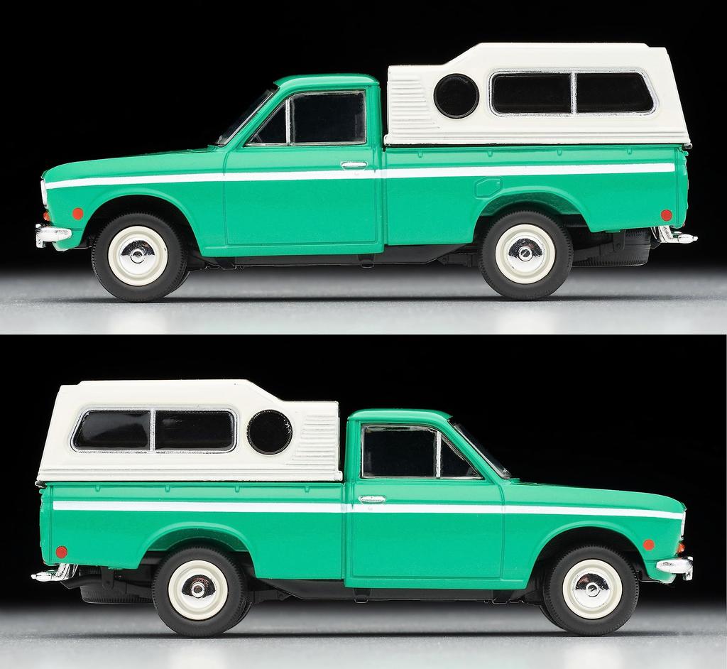 TOMYTEC Tomica Limited Vintage Datsun Truck североамериканская спецификация зеленый готовый продукт 1/64 LV-194b