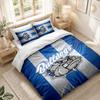 Bedding Set 1 Duvet Cover 2 Pillowcases Canterbury-Bankstown Bulldogs Print Bedroom Home Decoration
