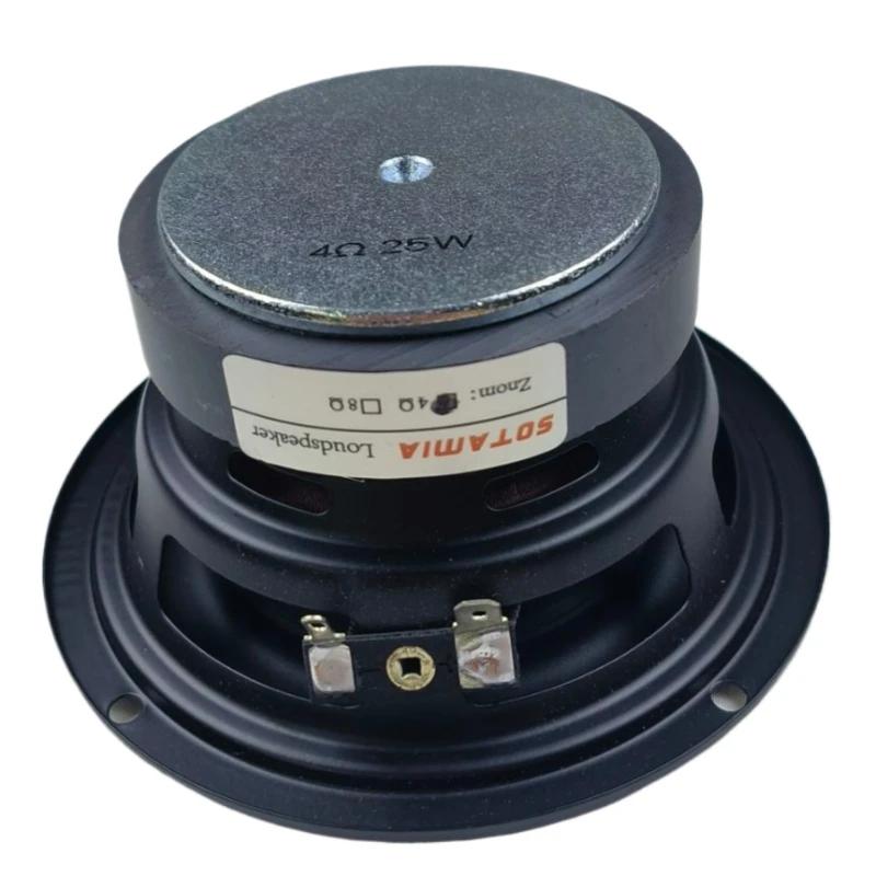 SOTAMIA 1Pcs 4.5 Inch Woofer Audio Speaker 4Ohm 30W Low Frequency Hifi Music Home Theater Bass DIY Bluetooth Speaker Bookshelf