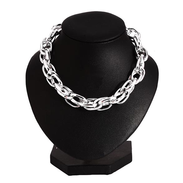 Толстая цепь в готическом стиле для женщин