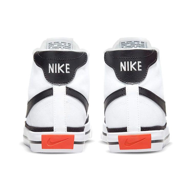 Nike Кроссовки Court Legacy Canvas Mid 'Белый Черный' DD0162-100