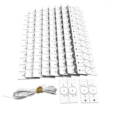 3V SMD лампы с оптическими линзами Fliter для ремонта светодиодных телевизоров 32-65 со светодиодной проволокой 2M