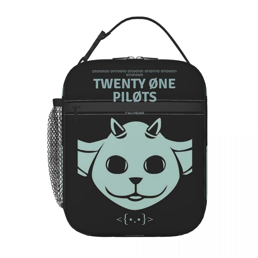 Термосумка для ланча Twenty One Pilots для женщин и детей, герметичные контейнеры для еды, термоланч-бокс, сумка-тоут